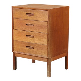 Nils Jonsson Model "Domi 4" Four Drawer Chest in Teak #2 For Sale