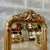 French French Style Gold Floral Floor Mirror – 5 Ft Tall Statement Mirror With Gold Leaf and Angel Details For Sale - Image 3 of 8