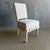 Traditional Reese Slip Covered Dining Chair in Belgian Linen Flax For Sale - Image 3 of 7