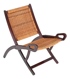 Ninfea Hand-Woven Folding Chair attributed to Gio Ponti for Fratelli Reguitti, Italy, 1950s