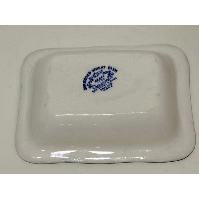 Antique Abbey 1790 Shredded Wheat Dish Jones and Sons England Early 1900s Rare For Sale In New York - Image 6 of 8