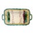 Antique French Barbotine Majolica Asparagus Serving Platter, Circa 1880–1900 For Sale