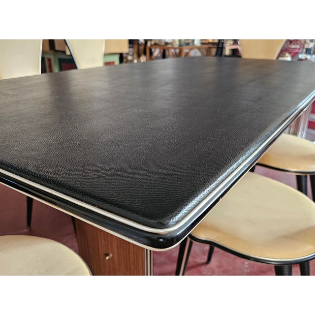 Dining Table and Chairs by Umberto Mascagni, Italy, 1950s, Set of 7 For Sale - Image 11 of 12