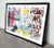 Pop Art Original Signed Mr. Brainwash "Basquiat With Others" Screenprint 8/70 Ed, Framed For Sale - Image 3 of 12