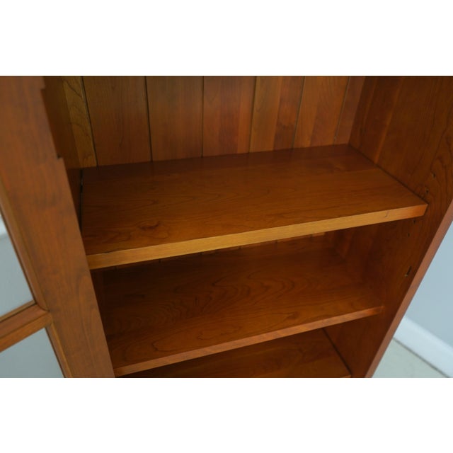 2000 - 2009 Stickley Cherry 1 Door Mission Style Bookcase For Sale - Image 5 of 15