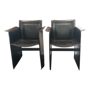 1970s Set of Model Solaria Style Armchairs by Tito Agnoli for Arrben, Italy