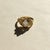Lotus Gold Ring With Moissanite Silver, Gold, Size 6 For Sale - Image 6 of 11