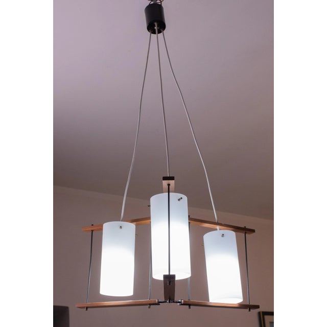 Italian Mid-Century Chandelier by Stilnovo, 1970s For Sale - Image 10 of 12