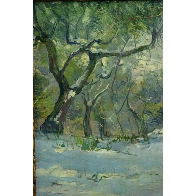 Alberto Carosi, Landscape View, 20th Century, Oil Painting on Board, Framed For Sale - Image 9 of 18