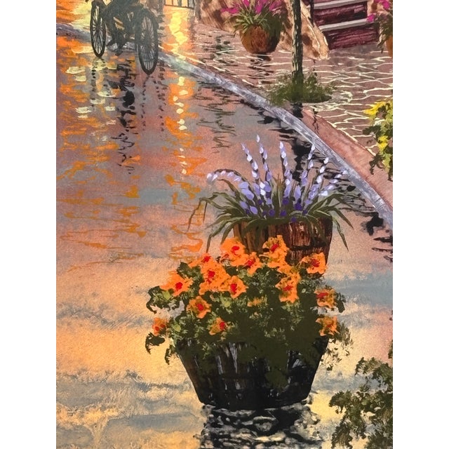 "Eiffel Way" Framed Limited Edition Serigraph Artwork by Kenneth Shotwell For Sale In Greensboro - Image 6 of 10