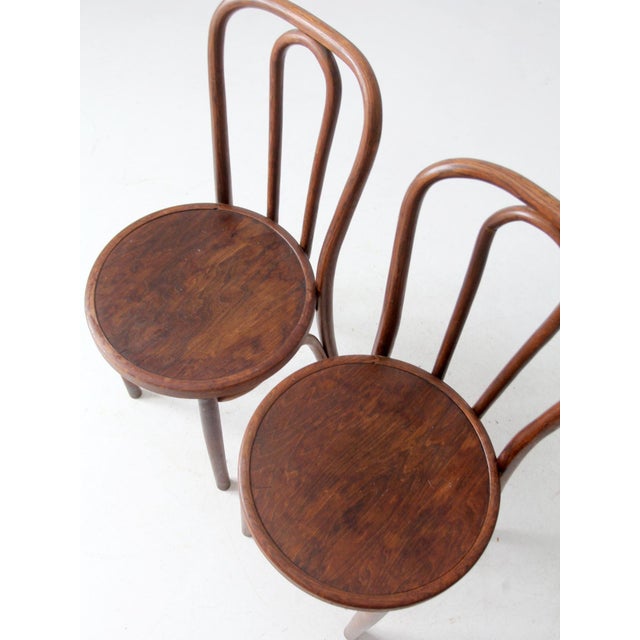 Vintage Bentwood Chairs Pair by Great Northern Chair Company For Sale - Image 11 of 12