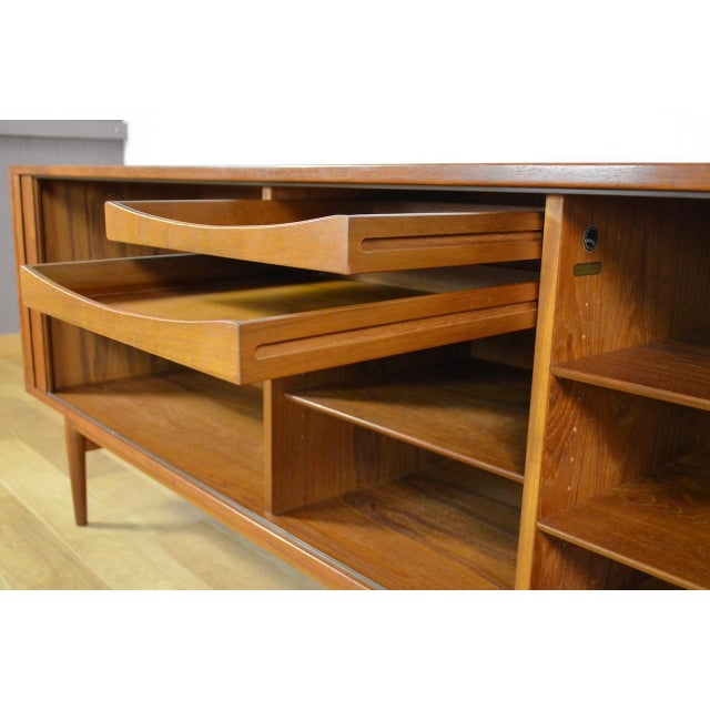 Wood Danish Teak Model OS37 Sideboard by Arne Vodder for Sibast, 1960 For Sale - Image 7 of 13