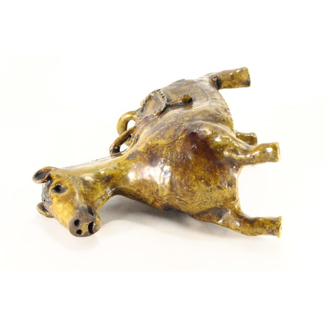 Mid 20th C. Earthenware Ceramic Horse Coin Bank, Mexican Barrio De La Luz For Sale - Image 17 of 18