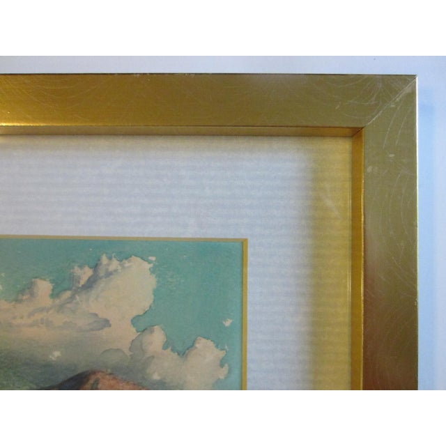 William J Bartko Desert Landscape Signed Watercolor Guache Mountain View For Sale - Image 4 of 11