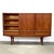 Wood 1950s Danish Teak Tall Sideboard / Highboard With Inlaid Veneer Design For Sale - Image 7 of 17