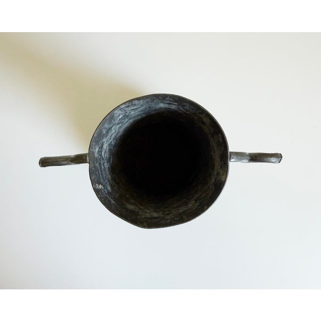 Art Deco Pewter Vase With Greyhound Handles For Sale In Sacramento - Image 6 of 11