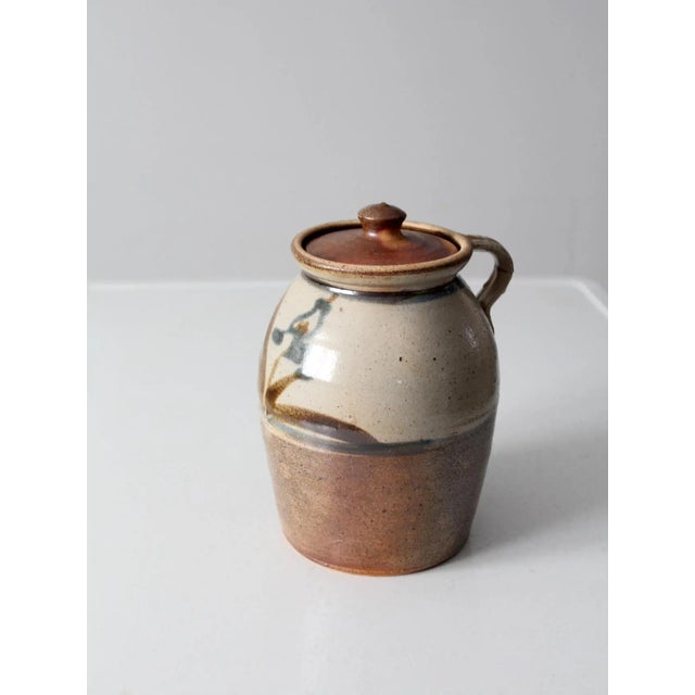 Vintage Studio Pottery Jug Vase For Sale - Image 10 of 13