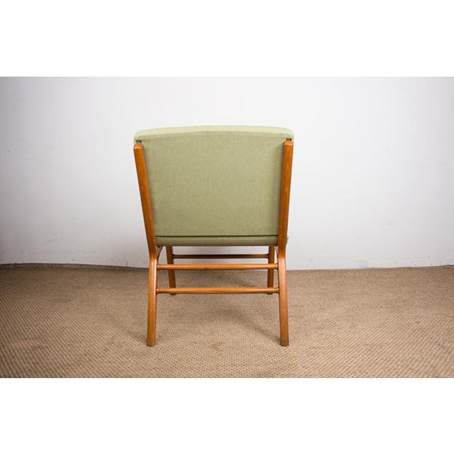 Danish 3-Seater Sofa in Laminated Beech and Mahogany Model AX by Peter Hvidt and Orla Molgaard-Nielsen for Fritz Hansen, 1960s For Sale - Image 11 of 18