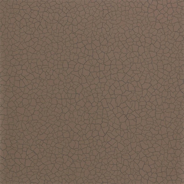Zoffany Cracked Earth Wallpaper in Bronze - a Sample For Sale
