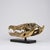Sculpture of a Crocodile Head, 21st Century, Gilded Bronze For Sale - Image 4 of 10