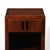 Pair of Art Deco Nightstands in Book-Matched Walnut With Black Lacquer Accents For Sale In New York - Image 6 of 11