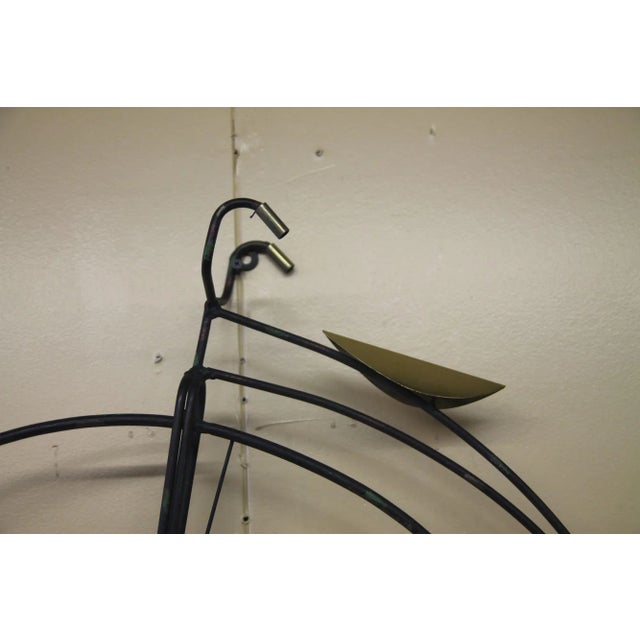 1990s Curtis Jere High Wheel Bike Sculpture For Sale - Image 4 of 7