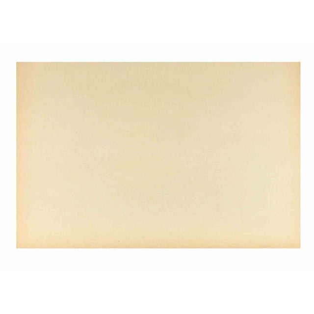 Etching and drypoint realized by Alcione Gubellini in the mid-20th Century. Edition of 16. Hand signed and numbered in...