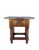 This Spanish side table dates from the 20th century and is crafted in solid wood. The piece features a rectangular top...