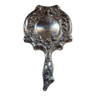 Antique Hand Mirror For Sale