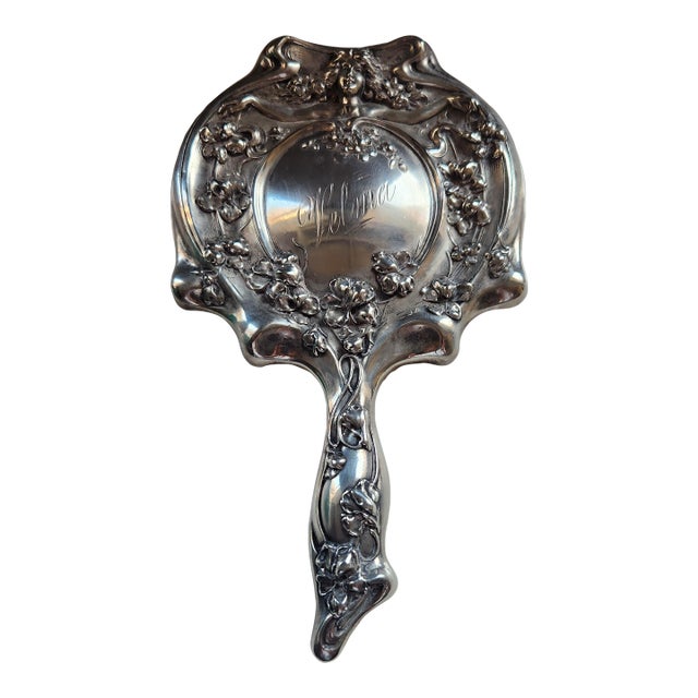 Antique Hand Mirror For Sale
