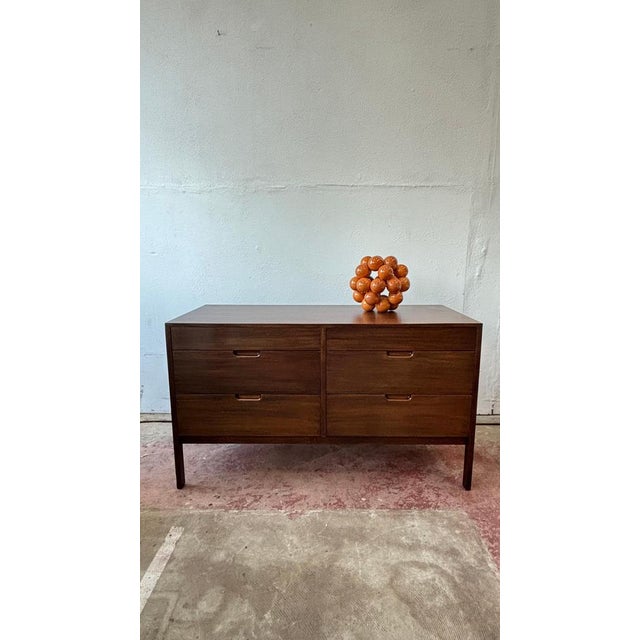 Early 1960’s Fyne Ladye afrormosia double chest of drawers by Richard Hornby Designed circa 1960 the modular Afrormosia...