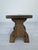 Small Rustic Wood Stool, 1965 For Sale - Image 6 of 12