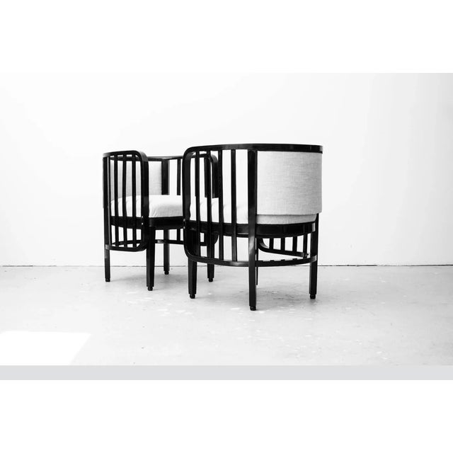 2x Armchair Design: Marcel Kammerer Vienna, circa 1910 from models 6522 & 6528 (for Gebrüder Thonet) Manufactured by:...