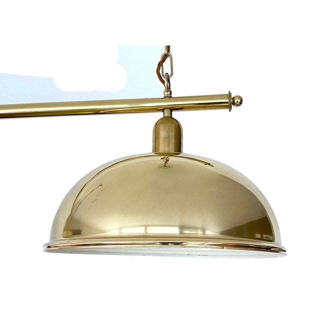 Large Vintage Pendant Light in Brass from Honsel, 1960s For Sale - Image 10 of 18