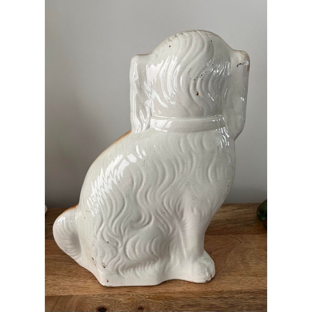 Antique English Staffordshire Terrier, Early 20th Century For Sale - Image 9 of 11
