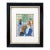 1940s Matisse 18 Blue Dress in Ochre Arm-Chair Framed For Sale
