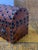 Vintage Studded Leather Dome-Top Spanish Chest with Brass Fittings