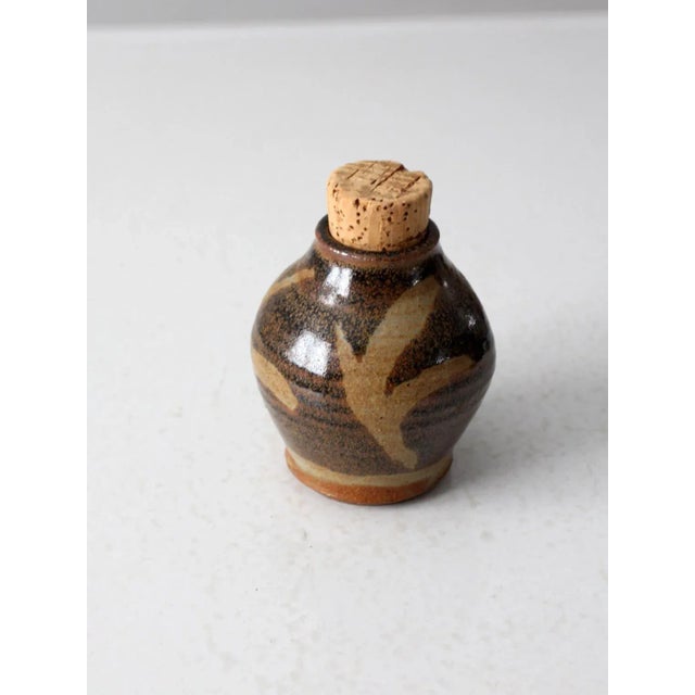 Ceramic Vintage Studio Pottery Jar For Sale - Image 7 of 13