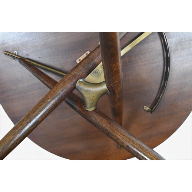 Mid 20th Century Adjustable Height Attributed to Jurg Bally Coffee Table For Sale - Image 11 of 13