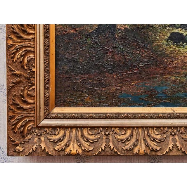 Dutch School, Forest Landscape with a Stream, Oil on Canvas For Sale - Image 3 of 10