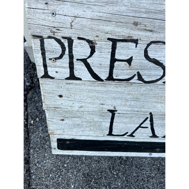 Stunning antique and authentic wooden sign. This would make a great addition to any decor! Please check out my other...