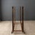 Brown Large Hammered Steel Firewood and Kindling Rack With Rustic Patina For Sale - Image 8 of 16