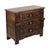 Vintage carved chest of drawers featuring three drawers; high-quality construction from solid stained oak. The front...