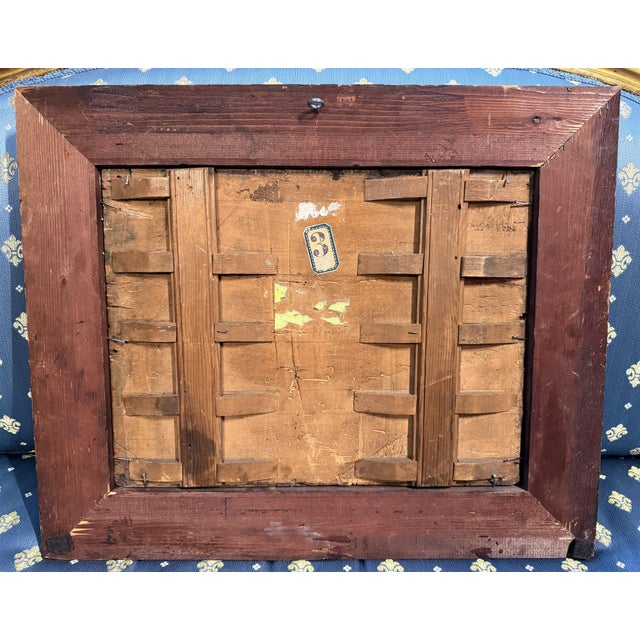 Alessio Baldovinetti Cerchia, Saint George and the Dragon, 1490, Oil on Panel, Framed For Sale - Image 13 of 14