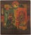 Unknown, Icon, 19th Century, Mixed Colored Encaustic Painting on Board, Framed For Sale - Image 3 of 3