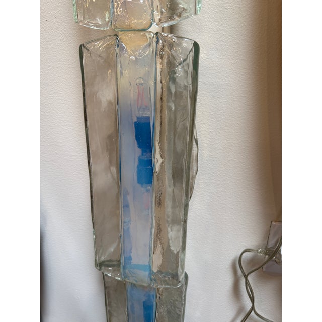 Modern 3 Tier 1970s Murano Glass Wall Sconces by Carlo Nason for Av Mazzega – Set of 2 For Sale - Image 3 of 14