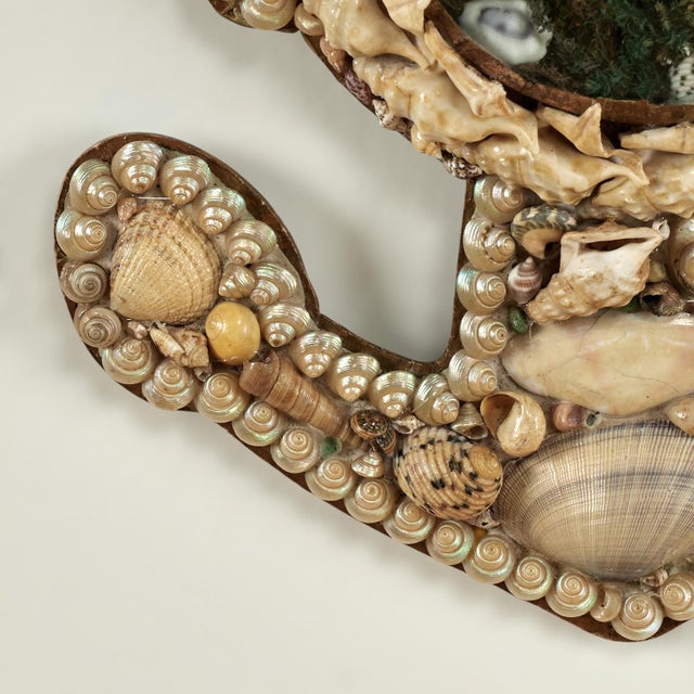 Shell Antique Sailors Valentine Commemorating the Sinking of the Titanic For Sale - Image 7 of 10