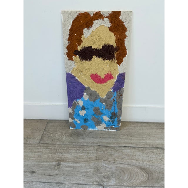 Abstract Painting of a Typical Miami Beach Lady For Sale - Image 3 of 7