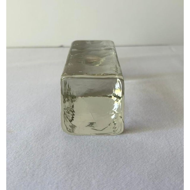 Blenko Vintage Art Glass “Ice Cube” Object/Paperweight For Sale - Image 4 of 5
