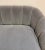 Made Goods Made Goods Modern Gray Channeled Mohair Rooney Settee For Sale - Image 4 of 5